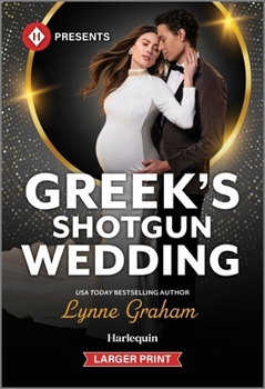 Mass Market Paperback Greek's Shotgun Wedding [Large Print] Book