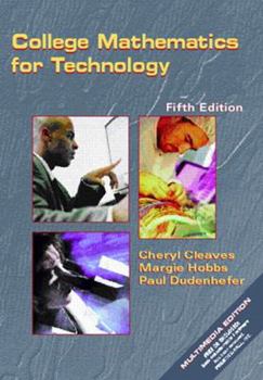 Hardcover College Mathematics for Technology [With CDROM] Book