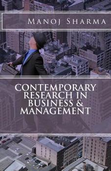 Paperback Contemporary Research in Business & Management Book