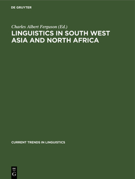 Hardcover Linguistics in South West Asia and North Africa Book