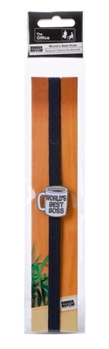 Misc. The Office: World's Best Boss Enamel Charm Bookmark Book