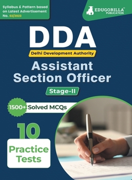 Paperback DDA (Delhi Development Authority) Assistant Section Officer Stage II (English Edition) Book 2023 - 10 Full Length Practice Mock Tests with Free Access Book