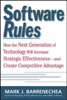 Hardcover Software Rules: How the Next Generation of Enterprise Applications Will Increase Strategic Effectiveness Book