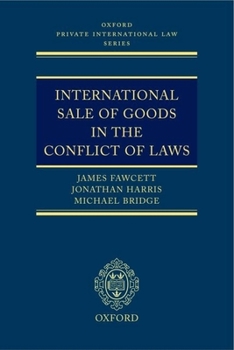 Hardcover International Sale of Goods in the Conflict of Laws Book