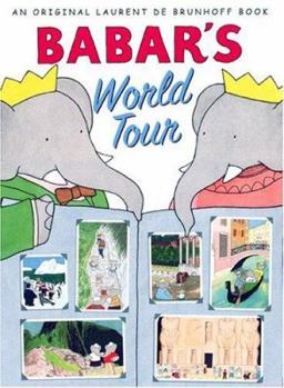 Hardcover Babar's World Tour Book