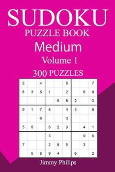 Paperback 300 Medium Sudoku Puzzle Book