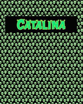 Paperback 120 Page Handwriting Practice Book with Green Alien Cover Catalina: Primary Grades Handwriting Book