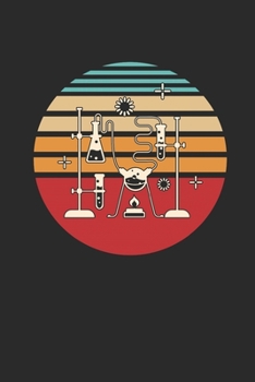 Chemistry Retro: Graph Paper Notebook (6" x 9" - 120 pages) ~ Chemistry Notebook Design for Gift / Daily Journals / School