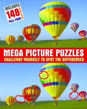 Paperback Mega Picture Puzzles: Challenge Yourself to Spot the Differences Book