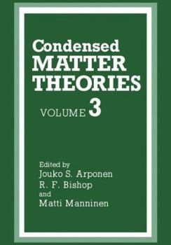 Paperback Condensed Matter Theories Book