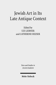 Hardcover Jewish Art in Its Late Antique Context Book