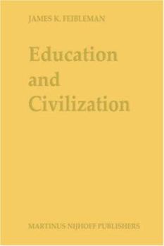 Hardcover Education and Civilization Book