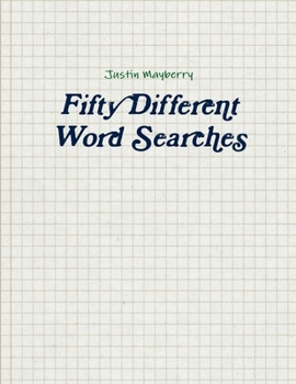 Paperback Fifty Different Word Searches Book