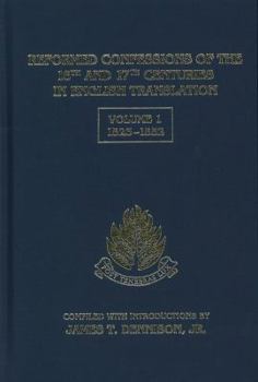 Hardcover Reformed Confessions of the 16th and 17th Centuries in English Translation, Volume 1: 1523-1552 Book