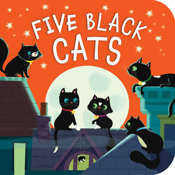 Board book Five Black Cats: A Counting Board Book for Kids and Toddlers Book