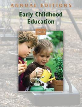 Paperback Annual Editions: Early Childhood Education 09/10 Book