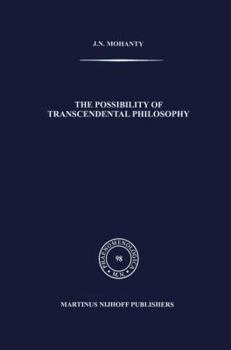 Hardcover The Possibility of Transcendental Philosophy Book