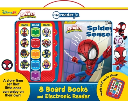 Misc. Marvel Spidey and His Amazing Friends: Me Reader Jr 8 Board Books and Electronic Reader Sound Book Set [With Battery] Book