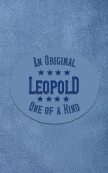Paperback Leopold: Personalized Writing Journal for Men Book