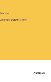 Hardcover Disturnell's Distance Tables Book