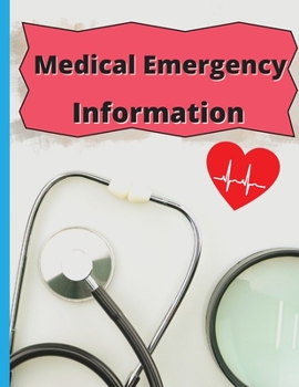 Paperback Medical Emergency Informations: Medical Contacts Book