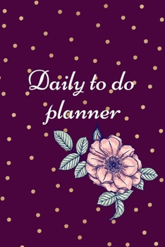 Daily to do planner: To-Do List Notebook, Planner, Daily Checklist, 6x9 inch