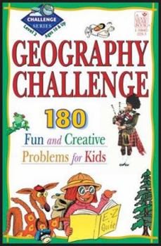 Paperback Geography Challenge Level 2: 190 Fun and Creative Problems for Kids Book