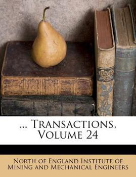 Paperback ... Transactions, Volume 24 Book