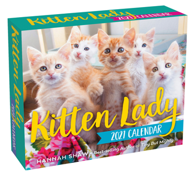 Calendar Kitten Lady 2021 Day-To-Day Calendar Book