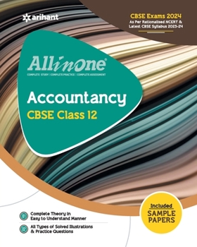 Paperback All In One Class 12th Accountancy for CBSE Exam 2024 Book