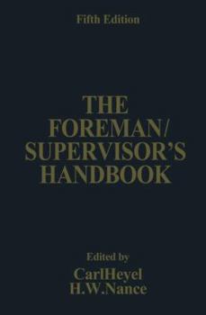 Paperback The Foreman/Supervisor's Handbook Book