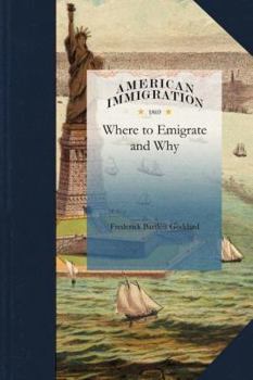Paperback Where to Emigrate and Why Book
