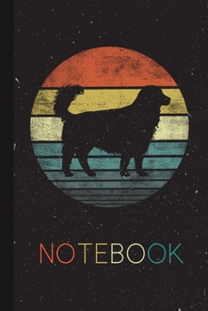 Notebook: Golden Labrador Retriever Lover Gifts Vintage Dog Silhouette Blank Lined Blank Lined Notebook for Women Men Kids Great Present Thanksgiving / Birthday / Party Christmas Journal for Her Him