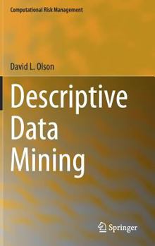 Hardcover Descriptive Data Mining Book