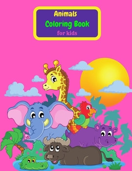 Paperback Animals Coloring Book for Kids Book