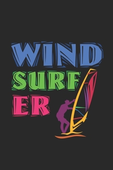 Wind surfer: 6x9 Windsurfing | blank with numbers paper | notebook | notes