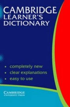Paperback Cambridge Learner's Dictionary Book