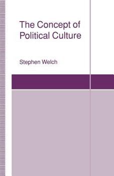 Paperback The Concept of Political Culture Book