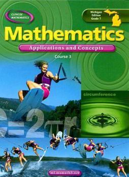 Hardcover Applications and Concepts Course 3: Michigan Edition Grade 7 Book