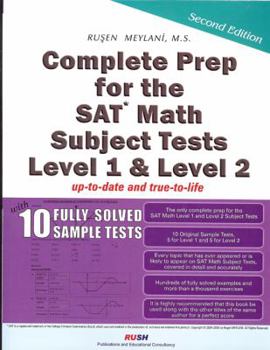 Paperback Complete Prep for the SAT Math Subject Tests Level 1 & Level 2 Book