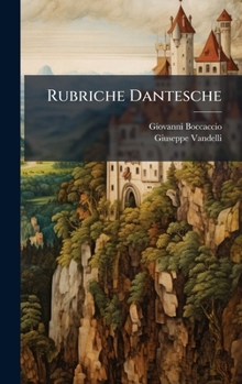 Hardcover Rubriche Dantesche [Italian] Book