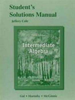 Paperback Student Solutions Manual for Intermediate Algebra Book
