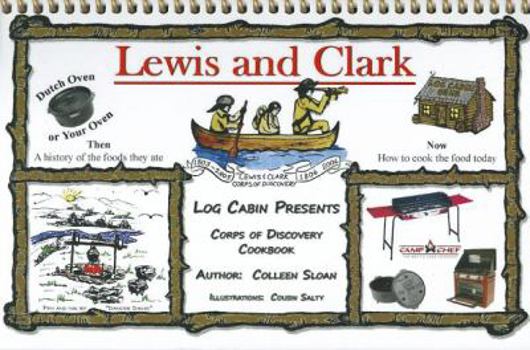 Spiral-bound Lewis and Clark Cookbook Book
