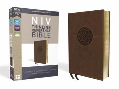 Imitation Leather NIV, Thinline Reference Bible, Imitation Leather, Brown, Red Letter Edition, Comfort Print Book