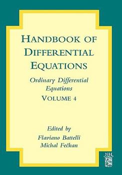 Handbook of Differential Equations: Ordinary Differential Equations, Volume 4