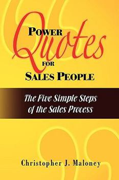 Hardcover Power Quotes for Sales People Book