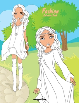 Paperback Fashion Coloring Book 1 Book