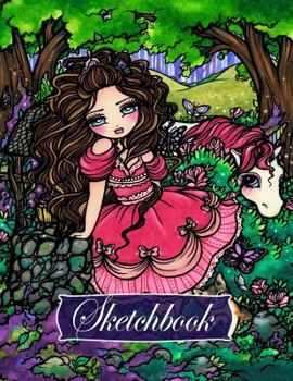 Paperback Sketchbook (Princess Unicorn Full Size) Book