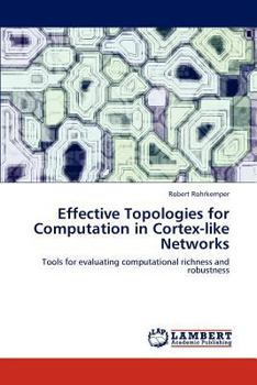 Paperback Effective Topologies for Computation in Cortex-like Networks Book