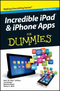 Hardcover Incredible iPad & iPhone Apps for Dummies Book